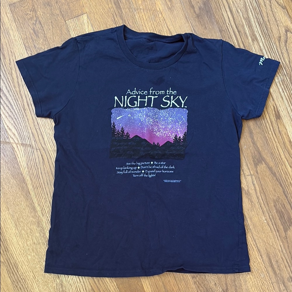 Night Sky Kids T-Shirt - Navy Blue